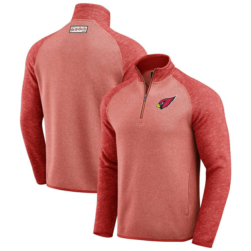 Fanatics Arizona Cardinals Darius Rucker Collection Tonal Quarter-Zip Jacket Cardinal