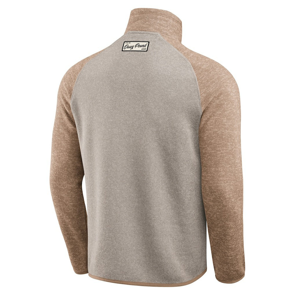 Fanatics Cleveland Browns Darius Rucker Collection Tonal Quarter-Zip Jacket Tan