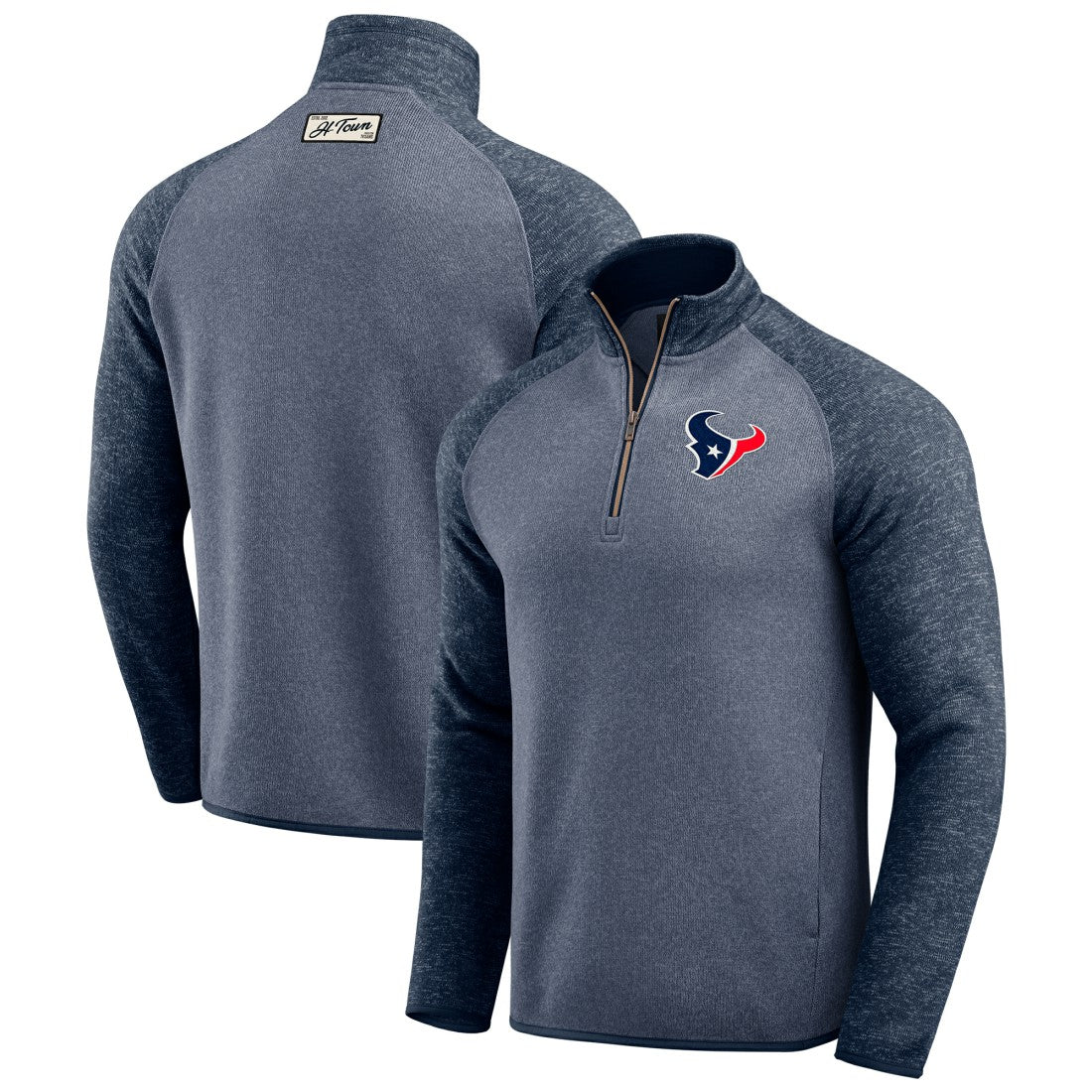 Fanatics Houston Texans Darius Rucker Collection Tonal Quarter-Zip Jacket Navy