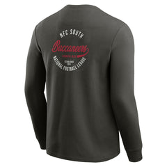 Fanatics Tampa Bay Buccaneers Darius Rucker Collection Washed Waffle-Knit Long Sleeve T-Shirt Pewter