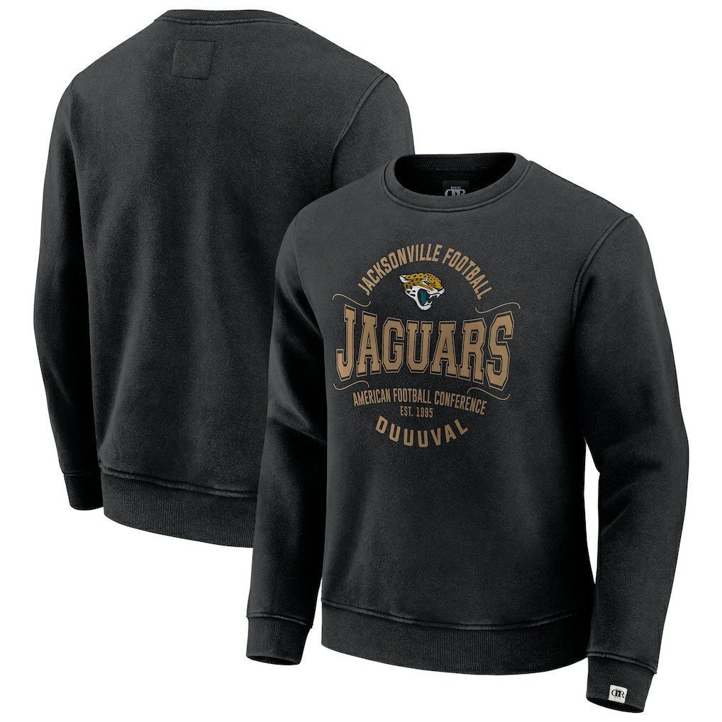 Fanatics Jacksonville Jaguars Darius Rucker Collection Vintage Pullover Sweatshirt Black