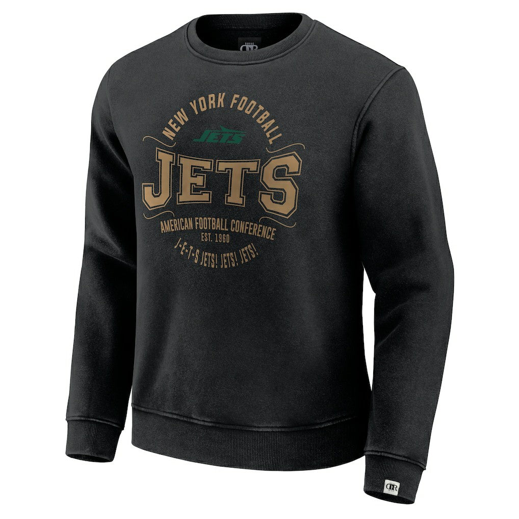 Fanatics New York Jets Darius Rucker Collection Vintage Pullover Sweatshirt Black