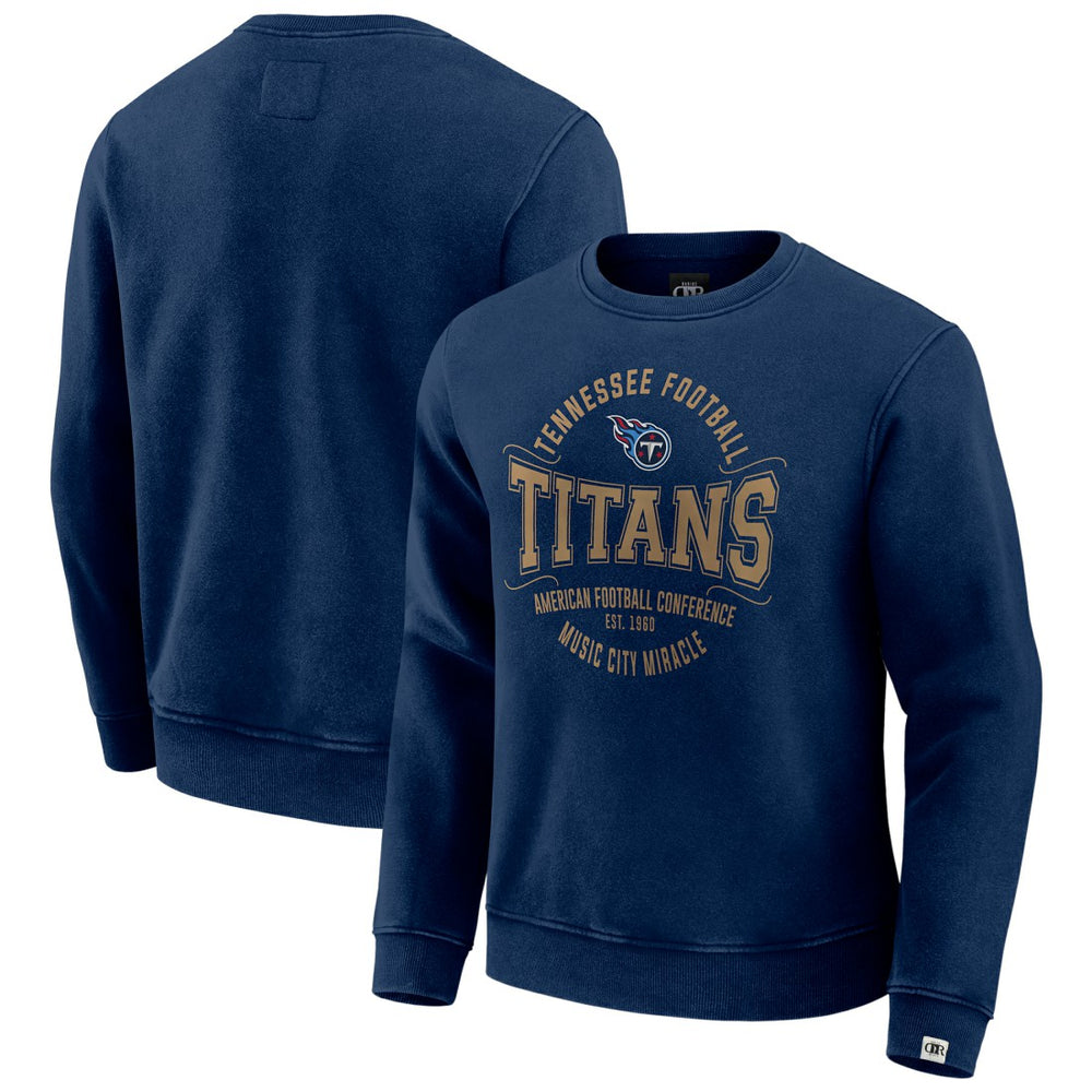 Fanatics Tennessee Titans Darius Rucker Collection Vintage Pullover Sweatshirt Navy