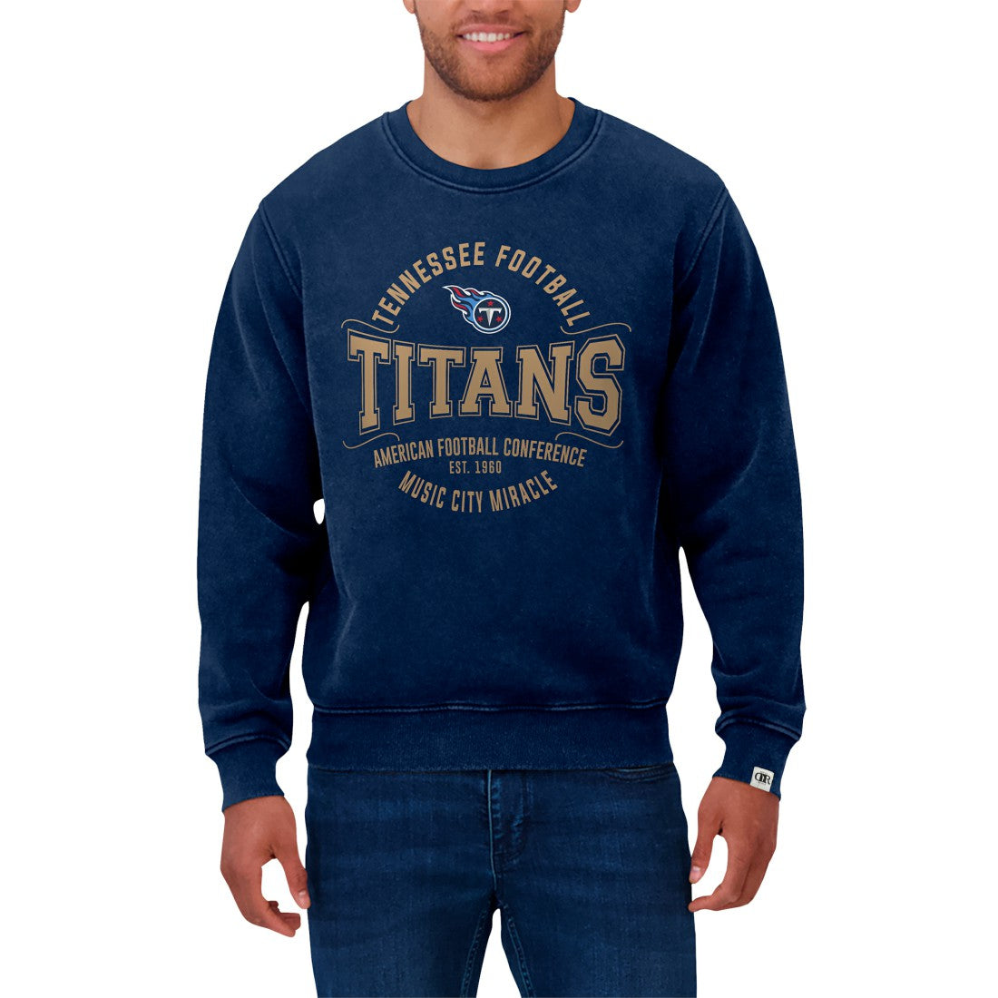 Fanatics Tennessee Titans Darius Rucker Collection Vintage Pullover Sweatshirt Navy