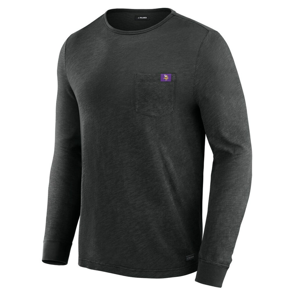 Minnesota Vikings J. Palmer In-The-Pocket Long Sleeve T-Shirt Black