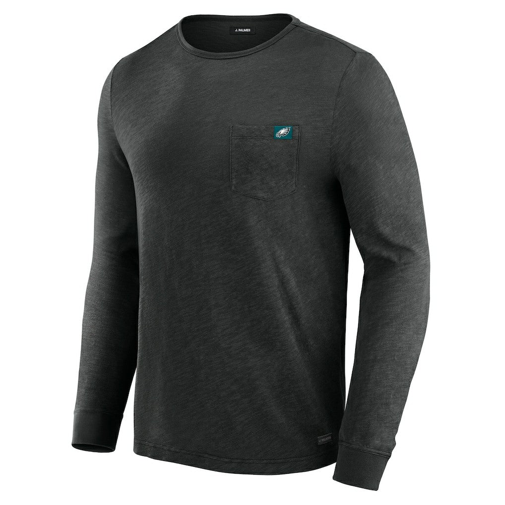 Philadelphia Eagles J. Palmer In-The-Pocket Long Sleeve T-Shirt Black