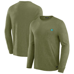 Miami Dolphins J. Palmer In-The-Pocket Long Sleeve T-Shirt Olive