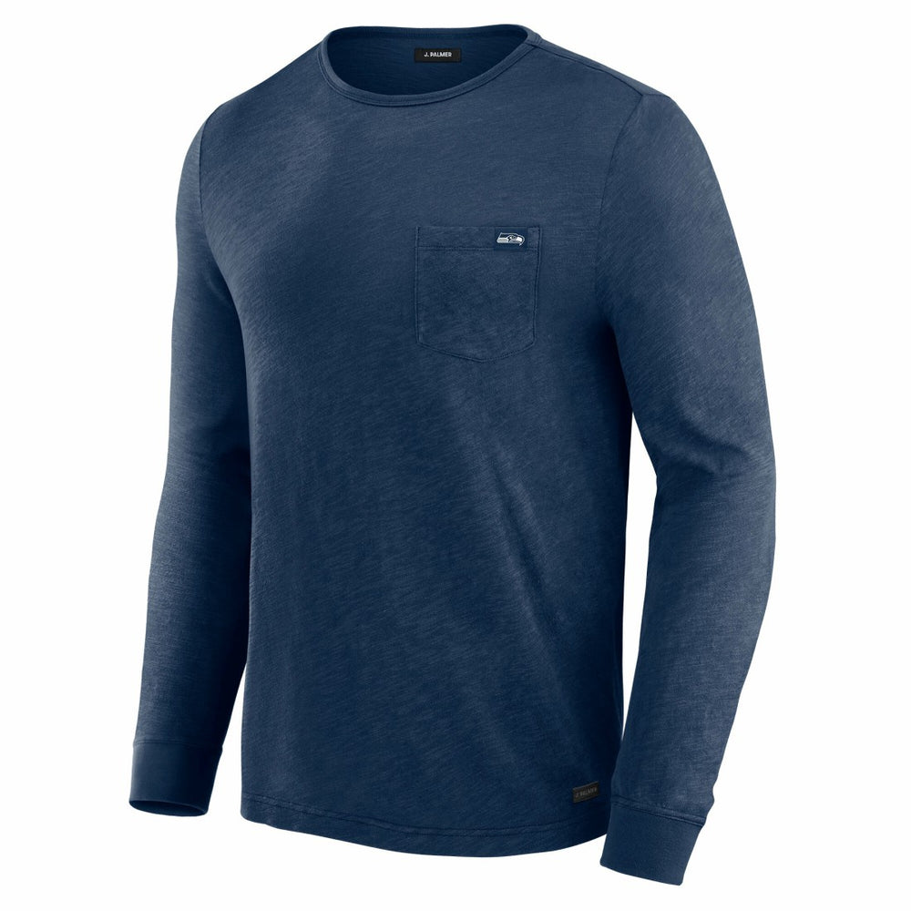 Seattle Seahawks J. Palmer In-The-Pocket Long Sleeve T-Shirt Navy
