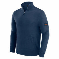 Denver Broncos J. Palmer Franchise Quarter-Zip Sweater Navy