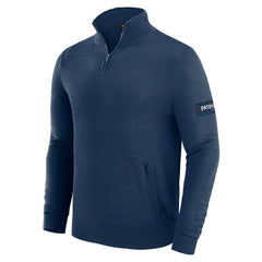 New England Patriots J. Palmer Franchise Quarter-Zip Sweater Navy