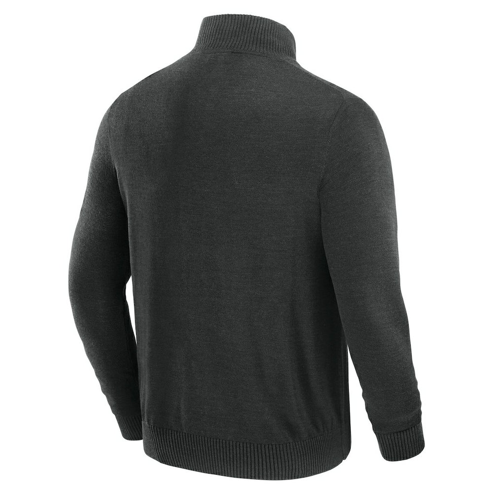 Baltimore Ravens J. Palmer Franchise Quarter-Zip Sweater Black