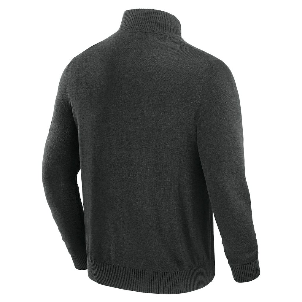 Miami Dolphins J. Palmer Franchise Quarter-Zip Sweater Black