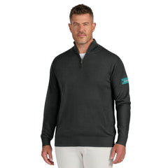 Miami Dolphins J. Palmer Franchise Quarter-Zip Sweater Black