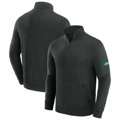 New York Jets J. Palmer Franchise Quarter-Zip Sweater Black