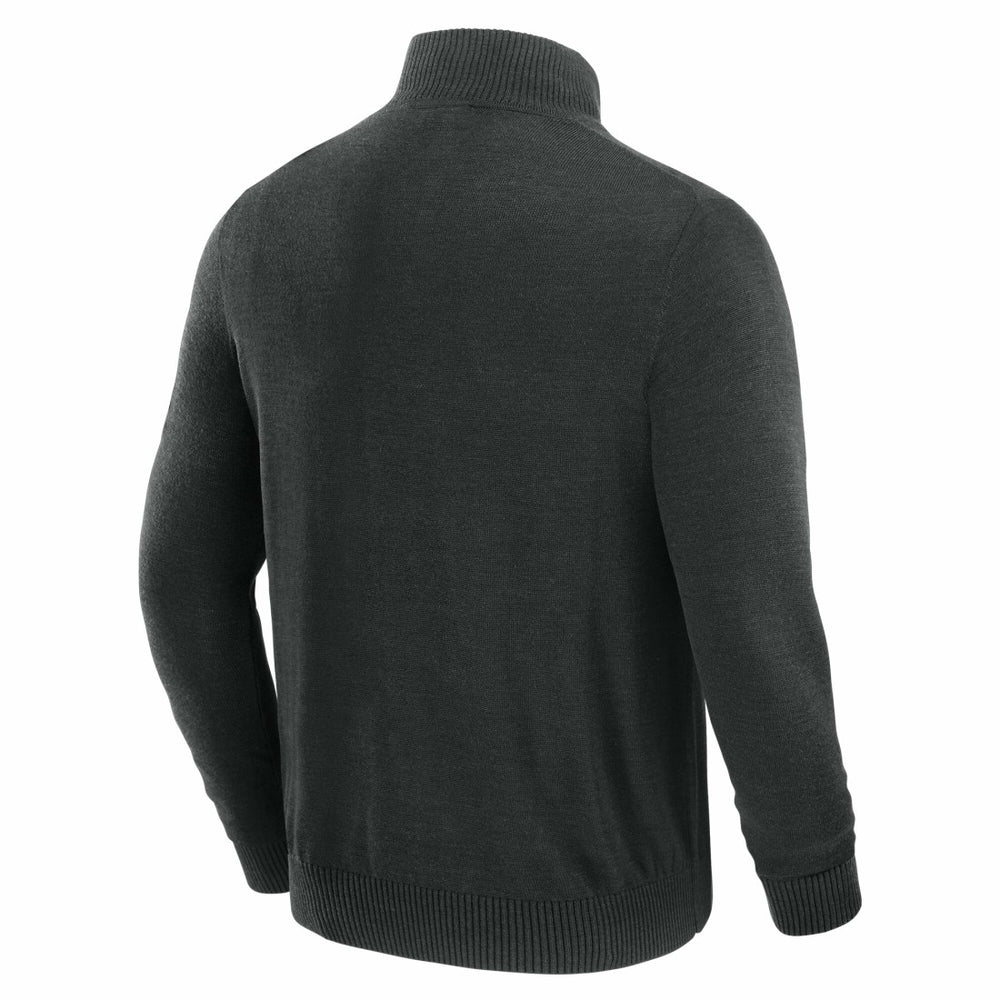New York Jets J. Palmer Franchise Quarter-Zip Sweater Black