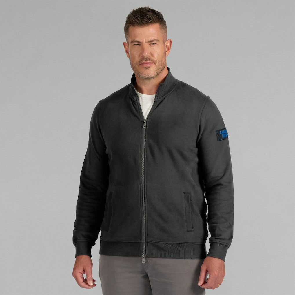 Carolina Panthers J. Palmer QB1 Full-Zip Sweatshirt Black