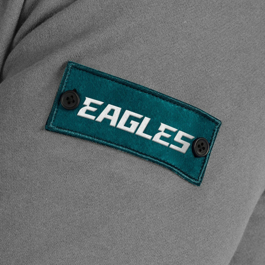 Philadelphia Eagles J. Palmer QB1 Full-Zip Sweatshirt Graphite