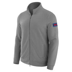 Buffalo Bills J. Palmer QB1 Full-Zip Sweatshirt Graphite