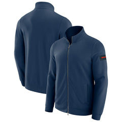 Chicago Bears J. Palmer QB1 Full-Zip Sweatshirt Navy