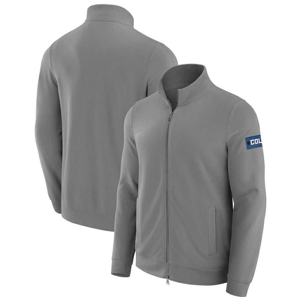 Indianapolis Colts J. Palmer QB1 Full-Zip Sweatshirt Graphite
