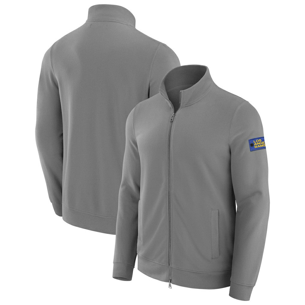 Los Angeles Rams J. Palmer QB1 Full-Zip Sweatshirt Graphite