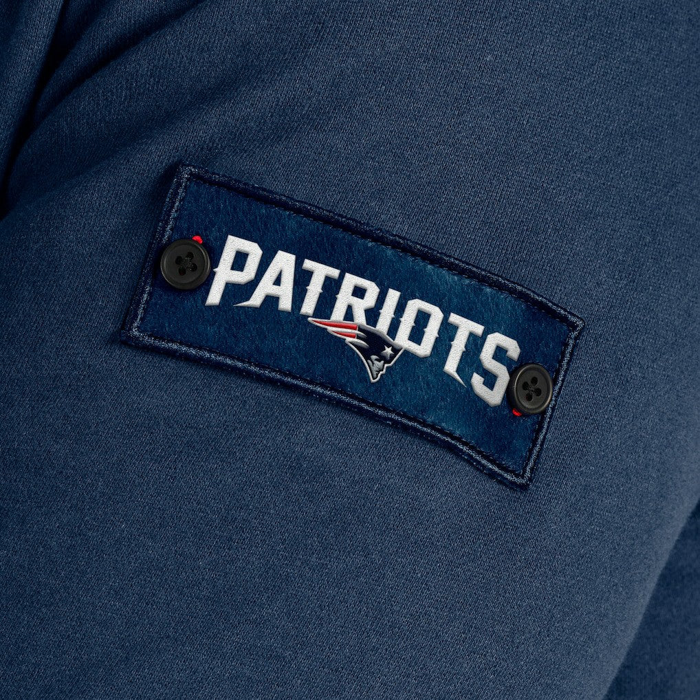 New England Patriots J. Palmer QB1 Full-Zip Sweatshirt Navy