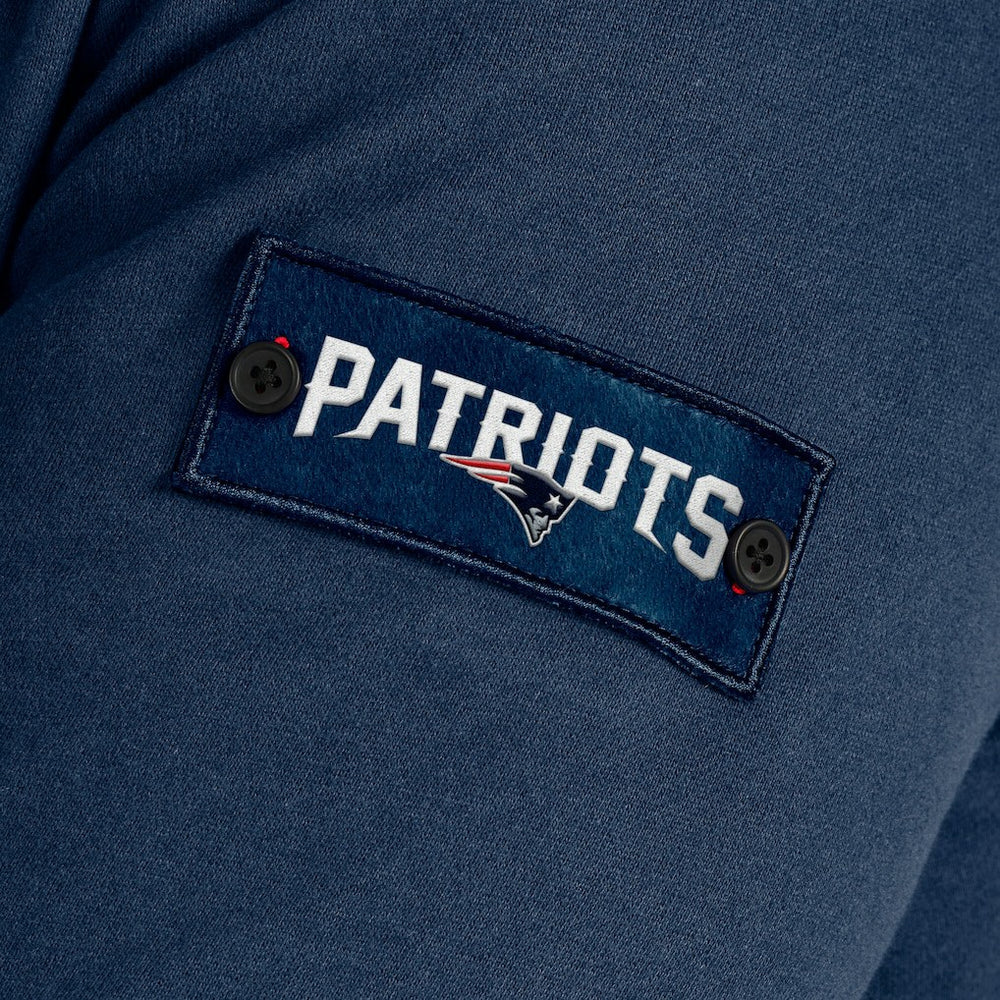 New England Patriots J. Palmer QB1 Full-Zip Sweatshirt Navy