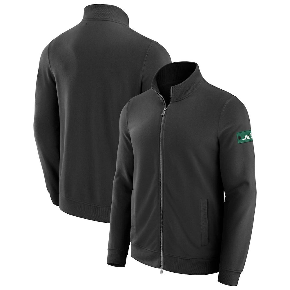 New York Jets J. Palmer QB1 Full-Zip Sweatshirt Black