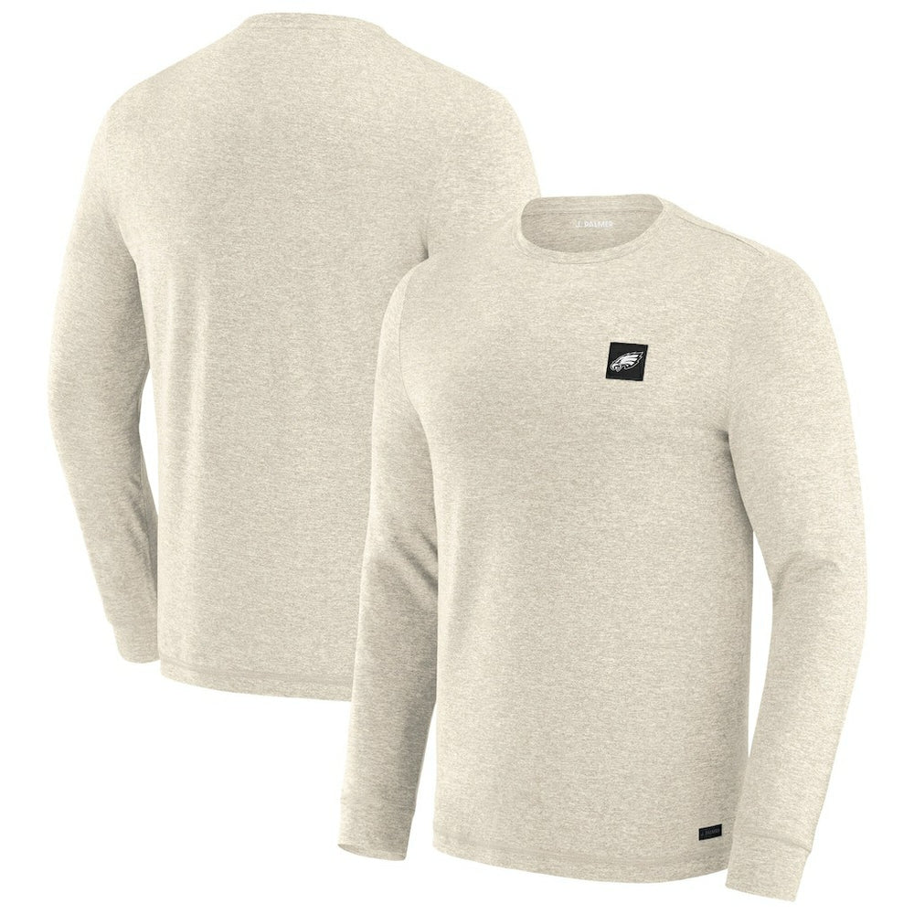 Philadelphia Eagles J. Palmer Four Down Long Sleeve T-Shirt Cream