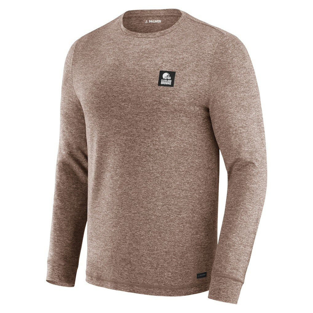 Cleveland Browns J. Palmer Four Down Long Sleeve T-Shirt Brown