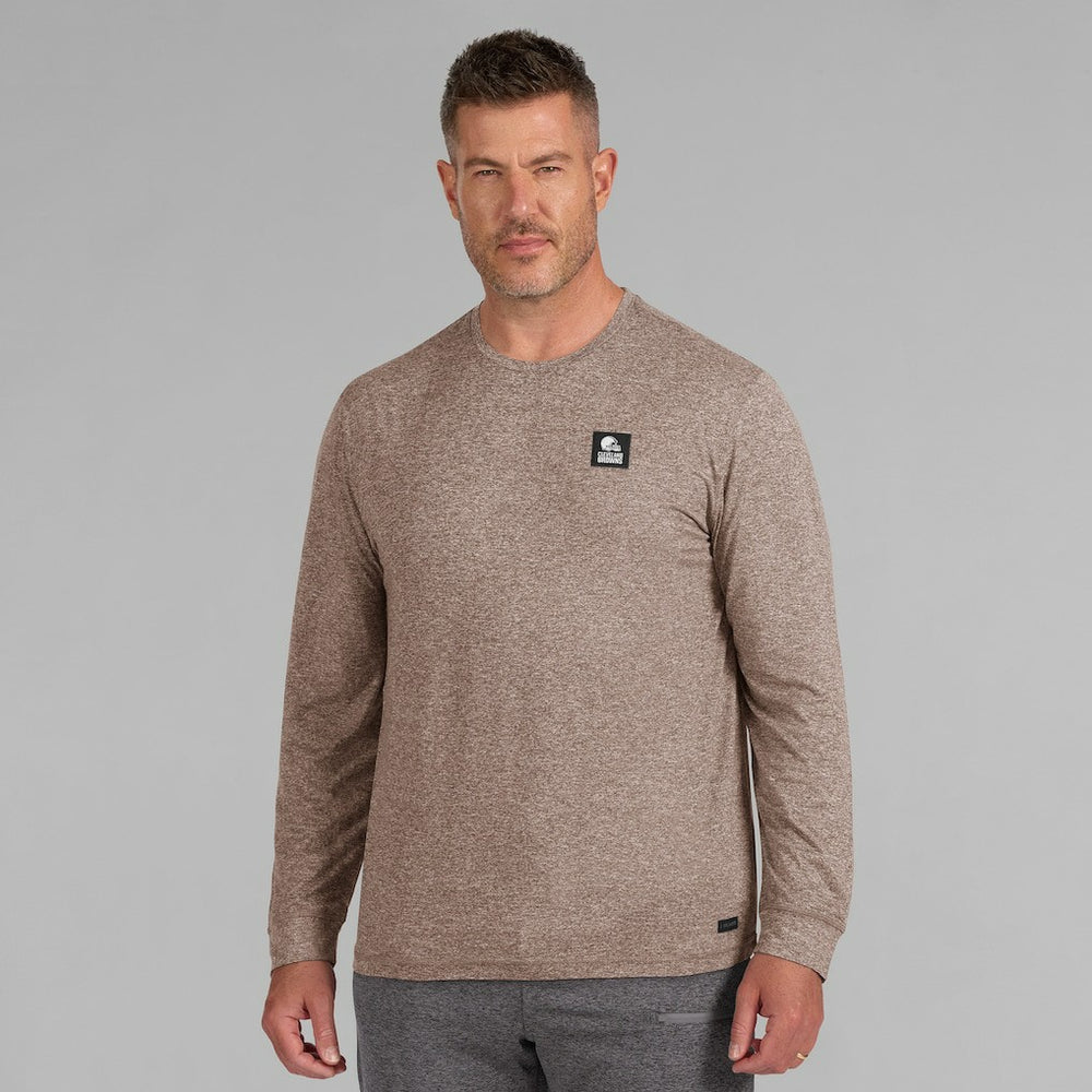 Cleveland Browns J. Palmer Four Down Long Sleeve T-Shirt Brown
