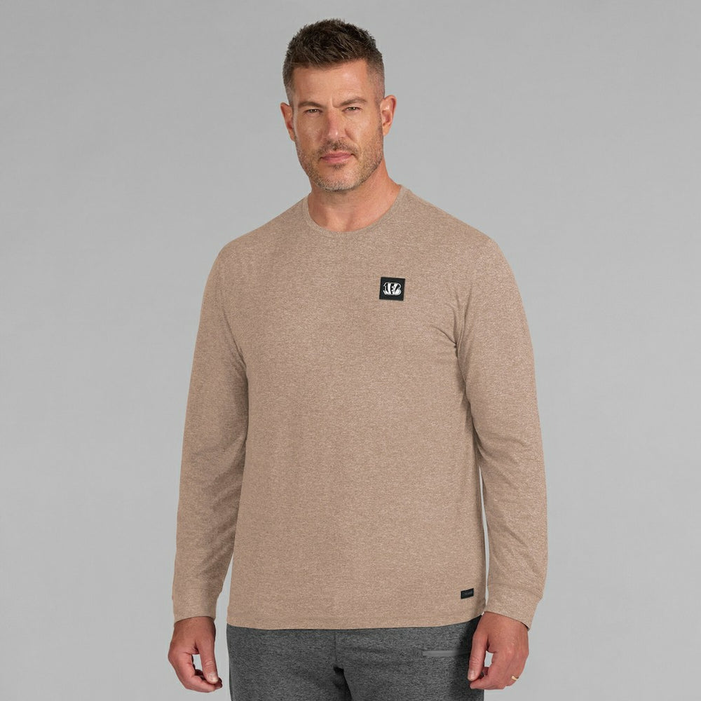 Cincinnati Bengals J. Palmer Four Down Long Sleeve T-Shirt Tan