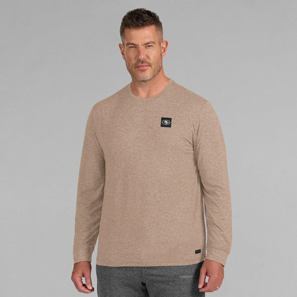 San Francisco 49ers J. Palmer Four Down Long Sleeve T-Shirt Tan