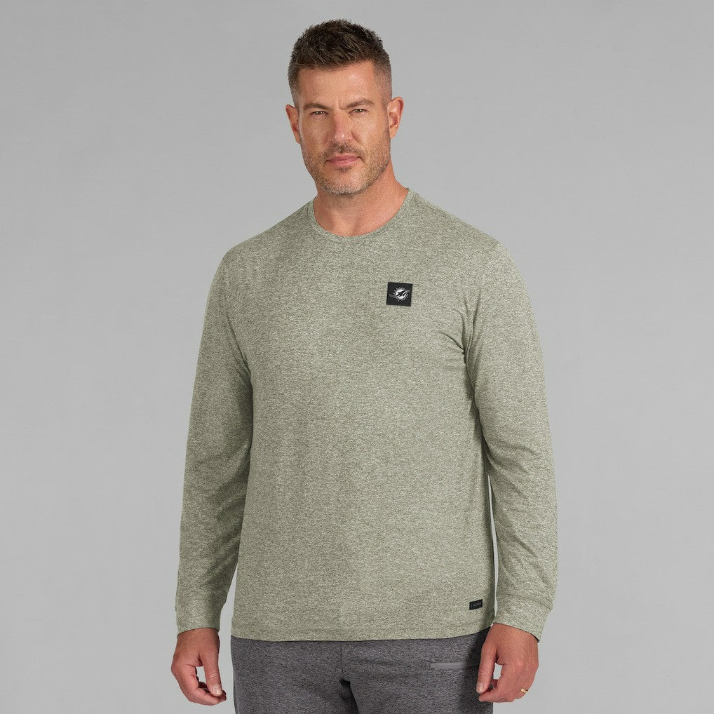 Miami Dolphins J. Palmer Four Down Long Sleeve T-Shirt Green
