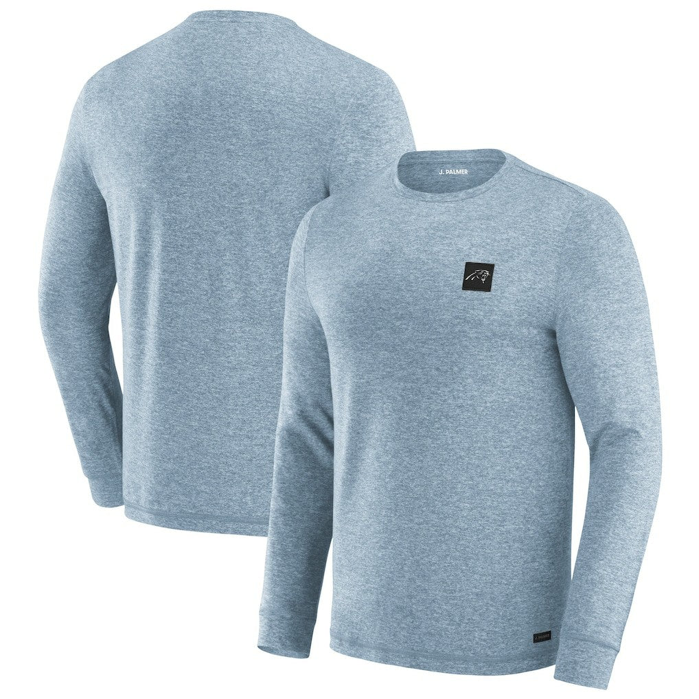 Carolina Panthers J. Palmer Four Down Long Sleeve T-Shirt Blue