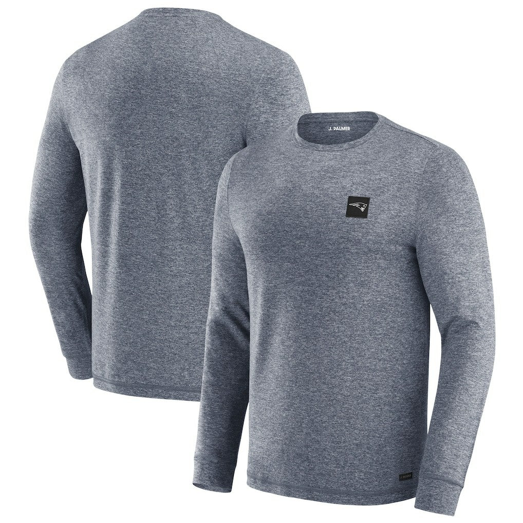 New England Patriots J. Palmer Four Down Long Sleeve T-Shirt Navy