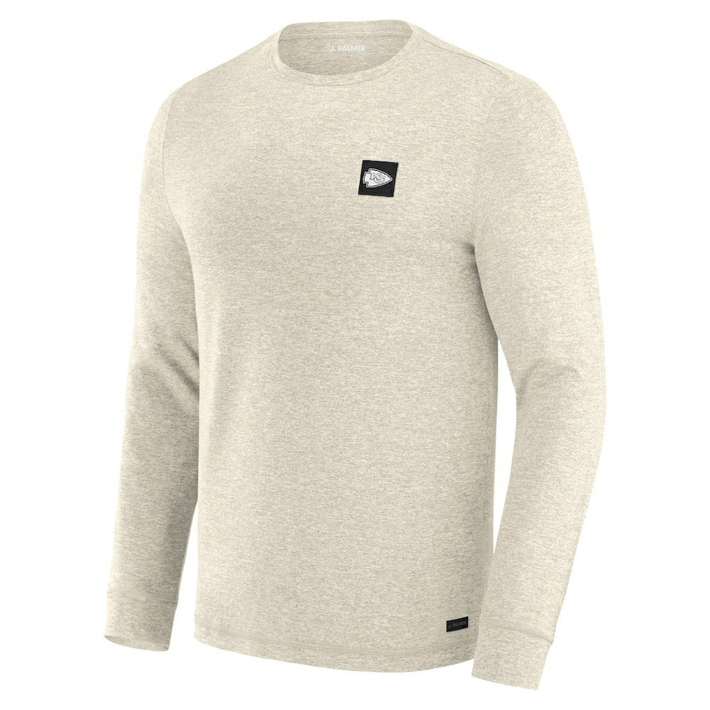 Kansas City Chiefs J. Palmer Four Down Long Sleeve T-Shirt Cream