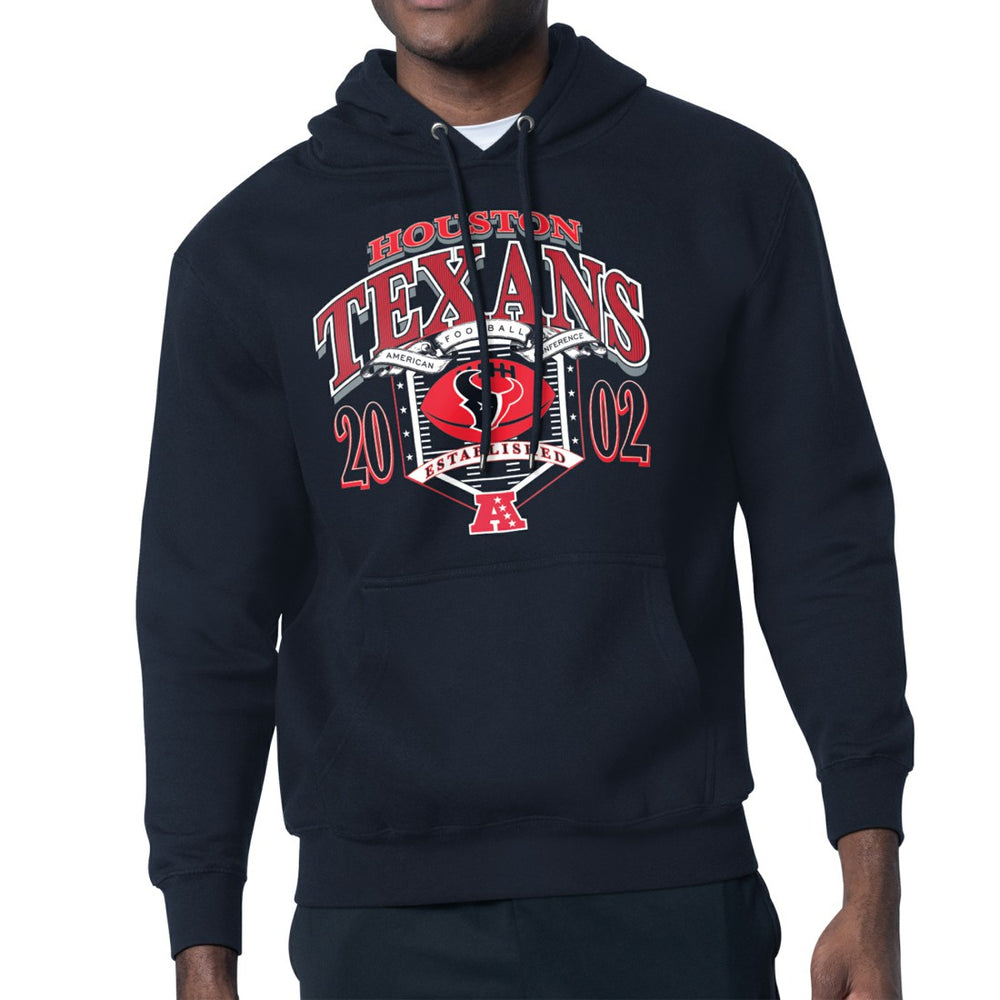Houston Texans Starter 80s Retro Pullover Hoodie Navy