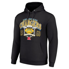 Los Angeles Chargers Starter 80s Retro Pullover Hoodie Black