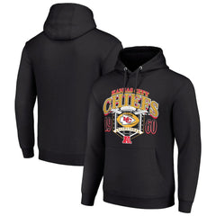 Kansas City Chiefs Starter 80s Retro Pullover Hoodie Black