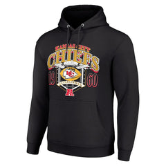Kansas City Chiefs Starter 80s Retro Pullover Hoodie Black