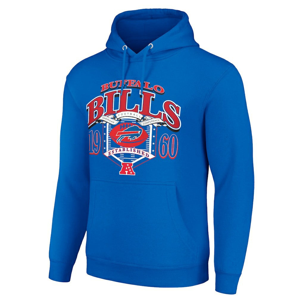 Buffalo Bills Starter 80s Retro Pullover Hoodie Royal