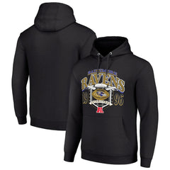 Baltimore Ravens Starter 80s Retro Pullover Hoodie Black