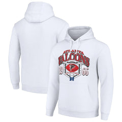 Atlanta Falcons Starter 80s Retro Pullover Hoodie White