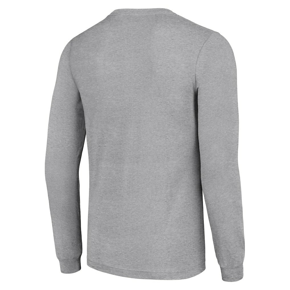 Chicago Bears Starter Retro Long Sleeve Graphic T-Shirt Heather Gray