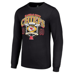 Kansas City Chiefs Starter Retro Long Sleeve Graphic T-Shirt Black