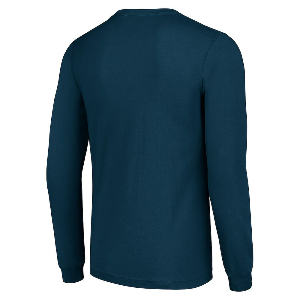 Chicago Bears Starter Retro Long Sleeve Graphic T-Shirt Navy