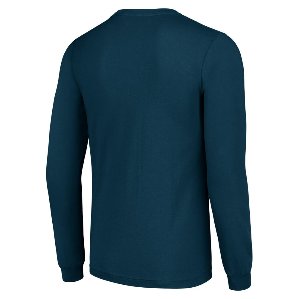 Dallas Cowboys Starter Retro Long Sleeve Graphic T-Shirt Navy