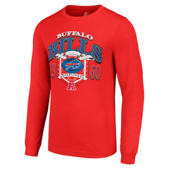 Buffalo Bills Starter Retro Long Sleeve Graphic T-Shirt Red