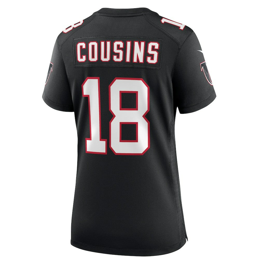 Nike Kirk Cousins Atlanta Falcons Women's Alternate Game Jersey Black